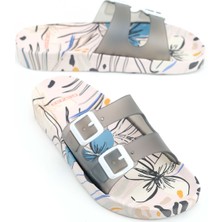 Gezer Kadın Yazlık Iki Toka Ayarlanabilir Rahat Taban Havuz Plaj Günlük Terlik