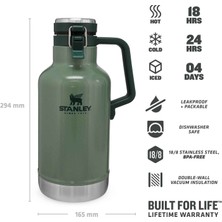 Stanley Stan 64 Oz Classıc Vac Growler H.green Eu 10-01941-067