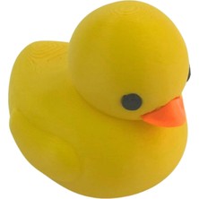 NBShop 3D Minik Sevimli Yüzen Ördek Model Oyuncak - Sarı