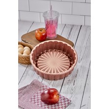 Granit Döküm Tart Kalıbı Rose Gold 26CM Kutulu Dilimli Tart Turta Kalıbı Rose Gold Kutulu