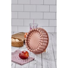Granit Döküm Tart Kalıbı Rose Gold 26CM Kutulu Dilimli Tart Turta Kalıbı Rose Gold Kutulu