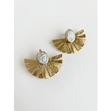 İfeelfree Tasarım Gerçek Incili Gün Doğumu Küpe