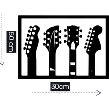 Toptan Buldum Gitar Mdf Duvar Tablo