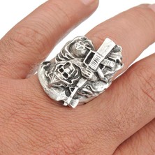 İdol Avm Baltalı Şeytan Ayarlanabilir Erkek Yüzük Takı Aksesuar Y24  T5