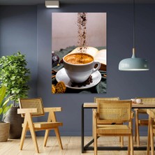 Emilart Modern Kahve Fincan Cafe Restaurant  Kanvas Tablo