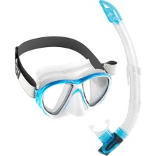 Cressi Fiji Maske - Gamma Şnorkel Set Clear/aquamarıne