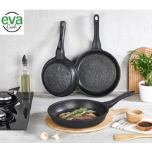 Eva Cook Ultra 3 Lü Döküm Granit Tava Seti 20-24-28cm