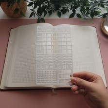 Karmelom Studio Bullet Journal Planlayıcı Şablon Cetvel