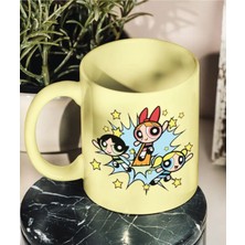 Bikutumutluluk Powerpuff Girls Başarı Sarı Hediye Kupa Bardak