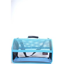Migno Flybag Voyager Fileli-Şeffaf Model Kedi Köpek Taşıma Çantaları - Turkuaz