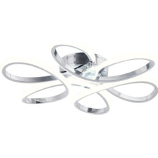 Elektroyou Linup Modern Gri Plafonyer Tavana Sıfır Beyaz Işık Salon Mutfak Yatak Odası Led Avize