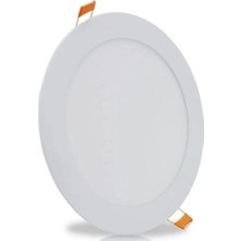 Ycl 18W LED Panel Yuvarlak Sıva Altı 4000K Ilık Beyaz Işık Eko | YÜCEL-ALP1018 S