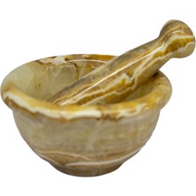 Taru Pasaj Mutfak; Doğal Taş, Oniks, Havan, - Damarlı Akik, Doğal, Desenli