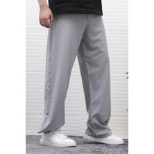 Wafrazon Erkek Baggy Pantolon Paçası Cırt Cırtlı Paraşüt Kumaş