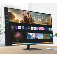 Samsung Akıllı Tv-Monitör 80CM Ekran 32" Wi-Fi Bağlantı 4ms 60hz 1920 x 1080 32'' M5 Smart Slim Monitör Fullhd Tv 32'' M5- Duvar Montaj Aparatı Hediyeli