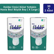 Holder Emici Külot Yetişkin Hasta Bezi Büyük Boy ( X Large ) 30 X 2 Adet