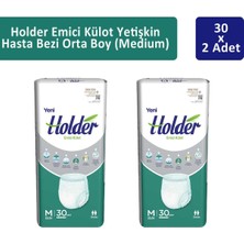 Holder Emici Külot Yetişkin Hasta Bezi Orta Boy ( Medium ) 30 X 2 Adet