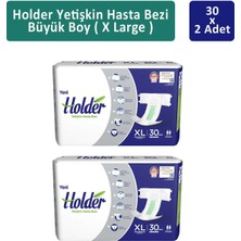 Holder Yetişkin Hasta Bezi Ekstra Büyük Boy ( X Large ) 30 X 2 Adet