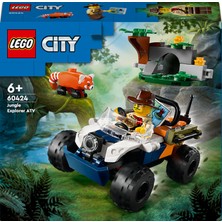 LEGO City Orman Kaşifinin ATV’li Kırmızı Panda Görevi 60424 - 6 Yaş ve Üzeri Çocuklar için Yaratıcı Oyuncak Yapım Seti (92 Parça)