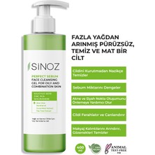 Sinoz Perfect Sebum Dengeleyici Yüz Temizleme Jeli 400 ML Yağlı Karma Ciltler için