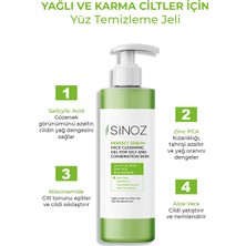 Sinoz Perfect Sebum Dengeleyici Yüz Temizleme Jeli 400 ML Yağlı Karma Ciltler için