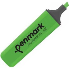 Penmark HS 505 02 Neon Yeşil Fosforlu Kalem 1 Adet Renkli Yazım İçin Pratik Seçim