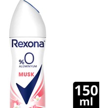 Rexona Kadın Sprey Deodorant Musk %0 Alüminyum 150 ml