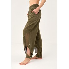 Ravenraw Fileli Keten Raw Pantolon