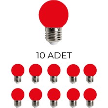 Cata  Cata CT-4071 Gece Lambası Kırmızı 1W E27 Duy - 10’lu Paket