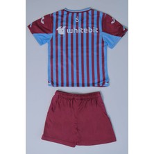 Trabzonspor Joma 24/25 Çubuklu Forma Bordo Şort Bebe Set