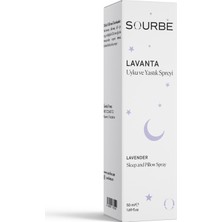 Sourbe Lavanta Uyku ve Yastık Spreyi Lavender Sleep And Pıllow Spray Doğal Lavanta 50 ml