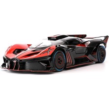 Xinqi Trading Fsfyb 1/24 Ölçekli Bugatti Bolide Alaşım Oyuncak Araba, Ses ve Işık Geri Çekin Koleksiyonu 4 Kapı Açık Oyuncak Araçlar Çocuklar Için Hediye Kırmızı (Yurt Dışından)