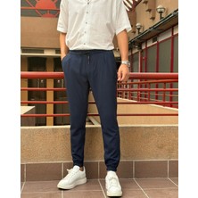 İnpool Slim Fit Old Money Culture Esnek Pileli Bel-Paça Lastikli Jogger Pantolon 24INP199D