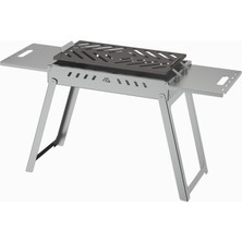 Marina Grill 60CM Galvaniz Sehpalı Portatif Mangal