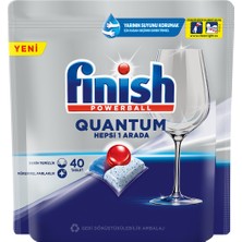 Finish Quantum 40 Kapsül Bulaşık Makinesi Deterjanı Tableti