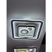 Mazel Bluetooth Kontrollü Tavana Sabit Üç Renk  LED Plafonyer Avize