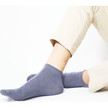 Kral Socks Erkek Patik Düz Desen (5 Çift) Bambu Dikişsiz Hassas Dokuma Parfümlü Kısa Çorap