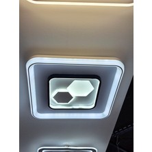 Mazel Bluetooth Kontrollü Tavana Sabit Üç Renk  LED Plafonyer Avize
