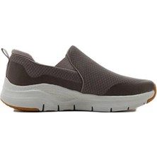 Skechers Arch Fit Banlin Sneaker Konfor Tabanlı Erkek Yürüyüş Ayakkabısı 4cm Yükseklik Bej