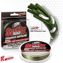 Sufix 832 Advanced Ip Misina Low Vıs Green 0.42MM - 250MT - 39KG
