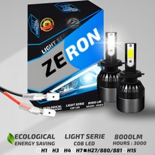 Furens Hyundai Accent Era 2006-2012 Sis Farı Uyumlu Şimşek Etkili LED Xenon Light Series H27