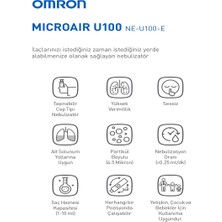 OMRON MicroAIR U100, Sessiz ve Taşınabilir Cep Tipi Nebulizatör