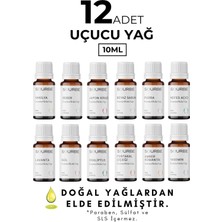 Sourbe Esansiyel Uçucu Koku Yağı Buhurdanlık Yağı Ortam Oda Kokusu Difüzör Esansı Hobi Esansı 12X10 ml