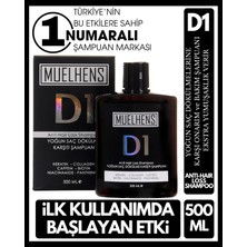 Muelhens D1 Antı Haır Loss Shampoo Yoğun Saç Dökülmesine Karşı Bakım Şampuanı 500 ml