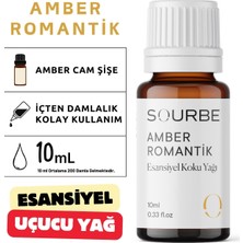 Sourbe Amber Romantik Esansiyel Uçucu Yağ Buhurdanlık Koku Esansı Dizüför Esansı 10 ml