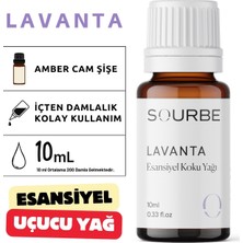 Sourbe Lavanta Esansiyel Uçucu Koku Yağı Buhurdanlık Yağı Ortam Oda Kokusu Hobi Esansı Difüzör Esansı 10ML