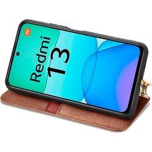 LR Joyful Xiaomi Redmi 13 4g Cüzdan Deri Telefon Kılıfı (Yurt Dışından)