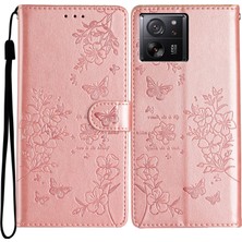 LR Joyful Xiaomi 13T / 13T Pro Standlı Deri Telefon Kılıfı (Yurt Dışından)