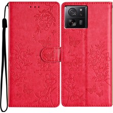 LR Joyful Xiaomi 13T / 13T Pro Standlı Deri Telefon Kılıfı (Yurt Dışından)