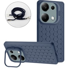 LR Joyful Xiaomi Redmi Note 13 Pro 4g / Poco M6 Pro 4g Tpu Kickstand Kapaklı Kordon (Yurt Dışından)